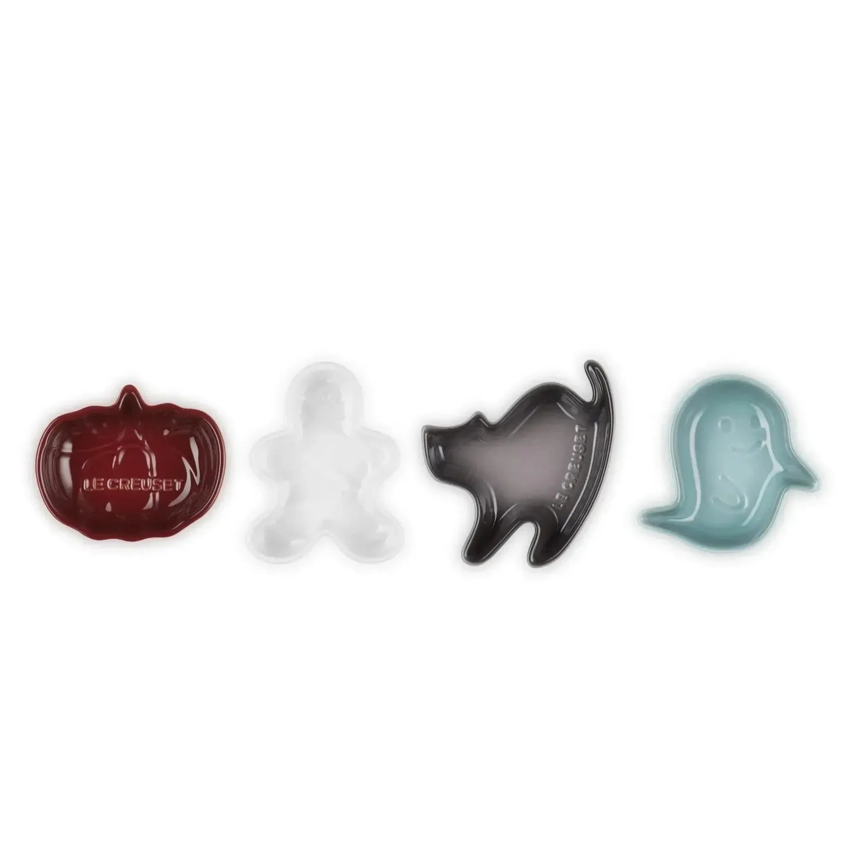 Set 4 Mini Platos Halloween Le Creuset1#Sin color