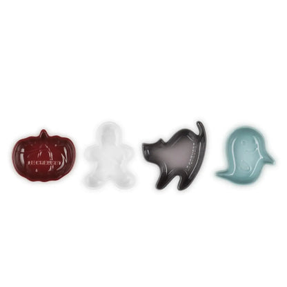 Set 4 Mini Platos Halloween Le Creuset1#Sin color