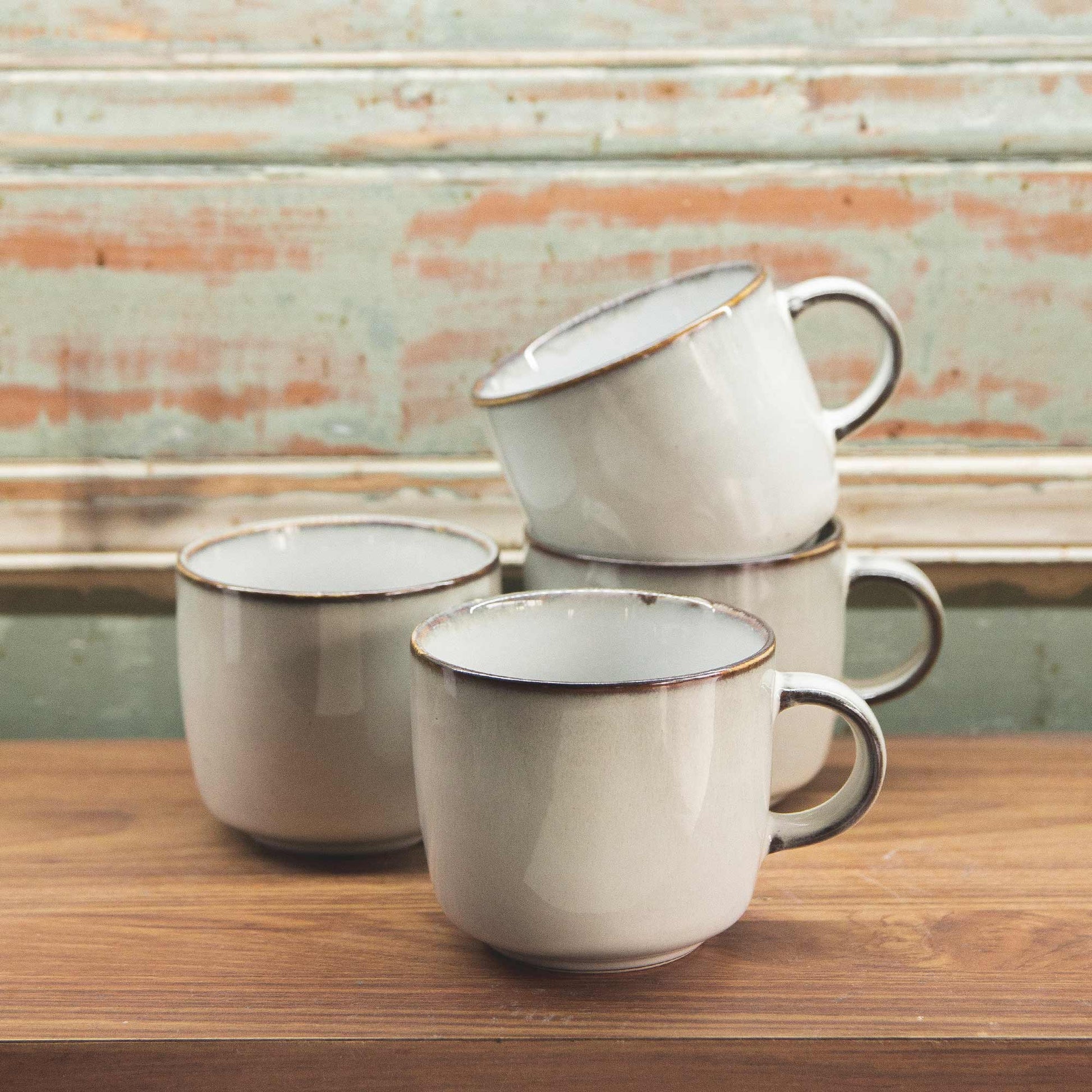 Set 4 Tazas Copahue Decoexpress1#Beige