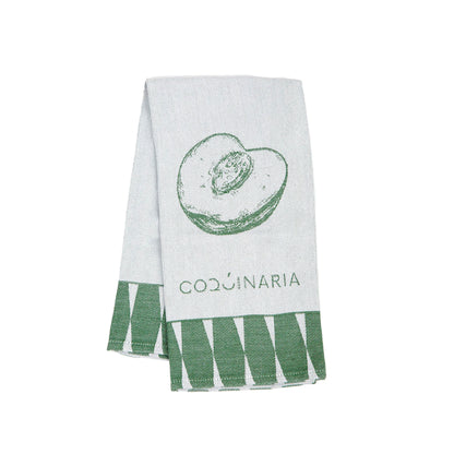 Set 4 Paños de Cocina Verdes Verduras Coquinaria-Paños