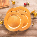 Set 4 Platos Base Decoexpress1#Dorado