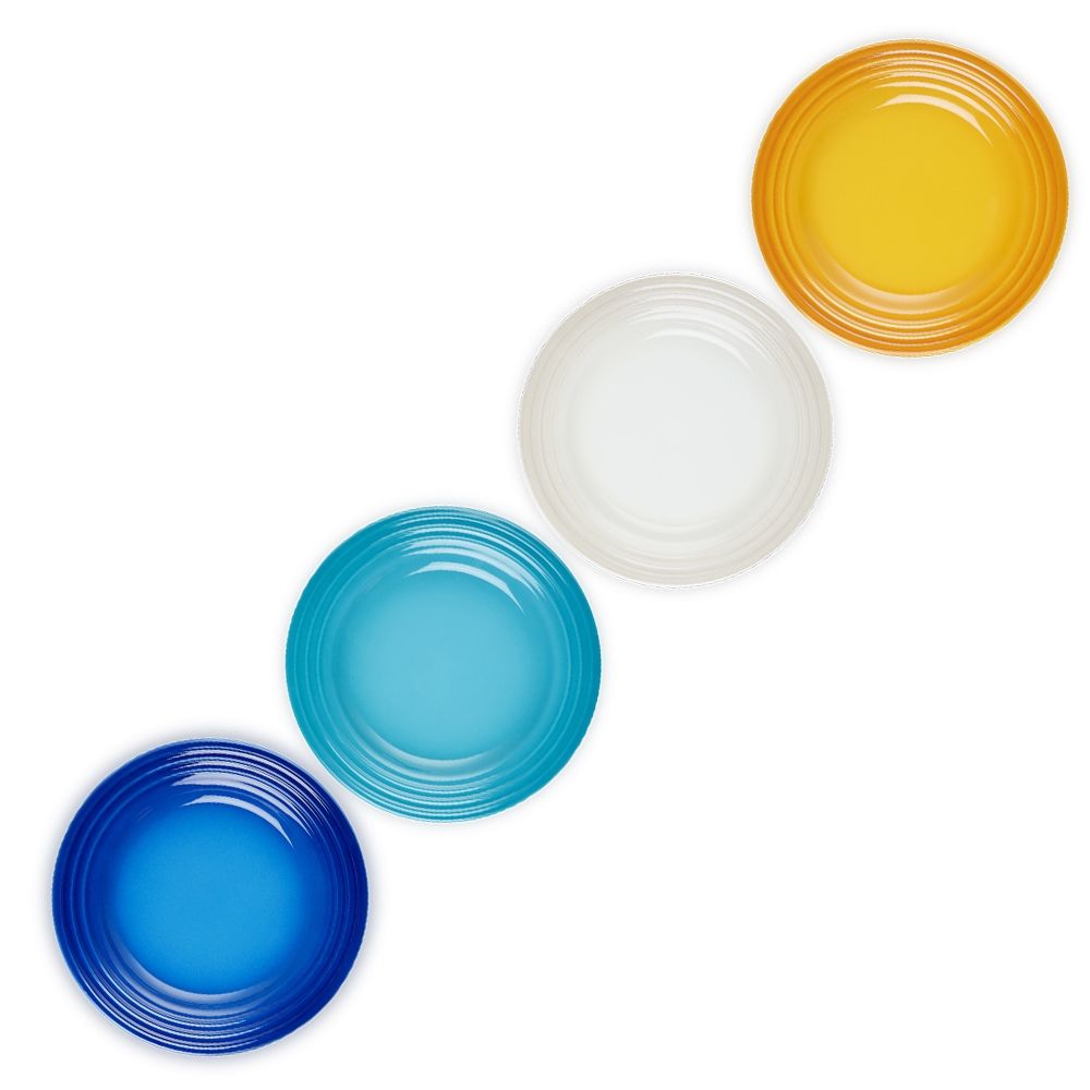 Set 4 Platos De Aperitivo Riviera Le Creuset2#Multicolor