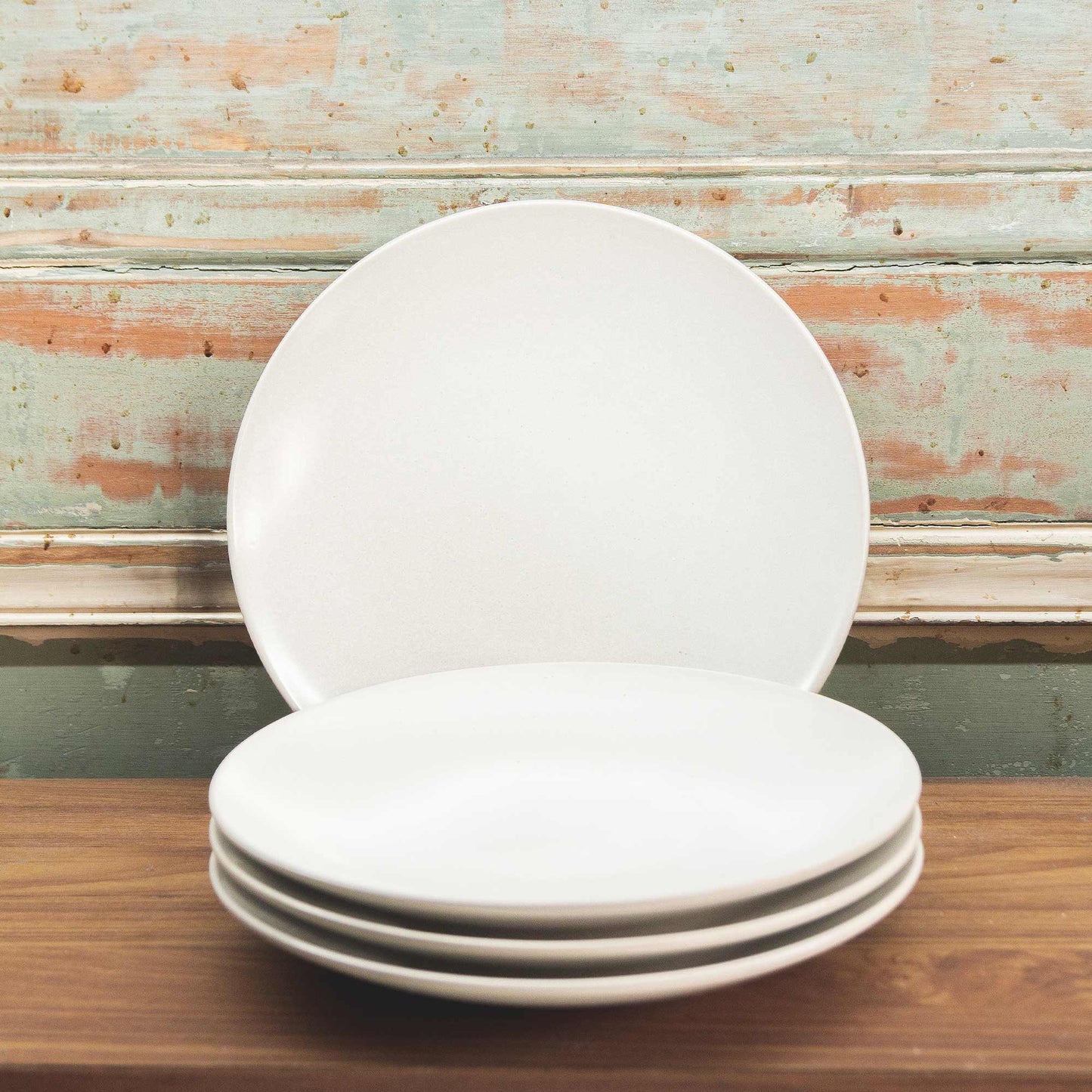 Set 4 Platos De Fondo Montblanc Decoexpress1#Blanco