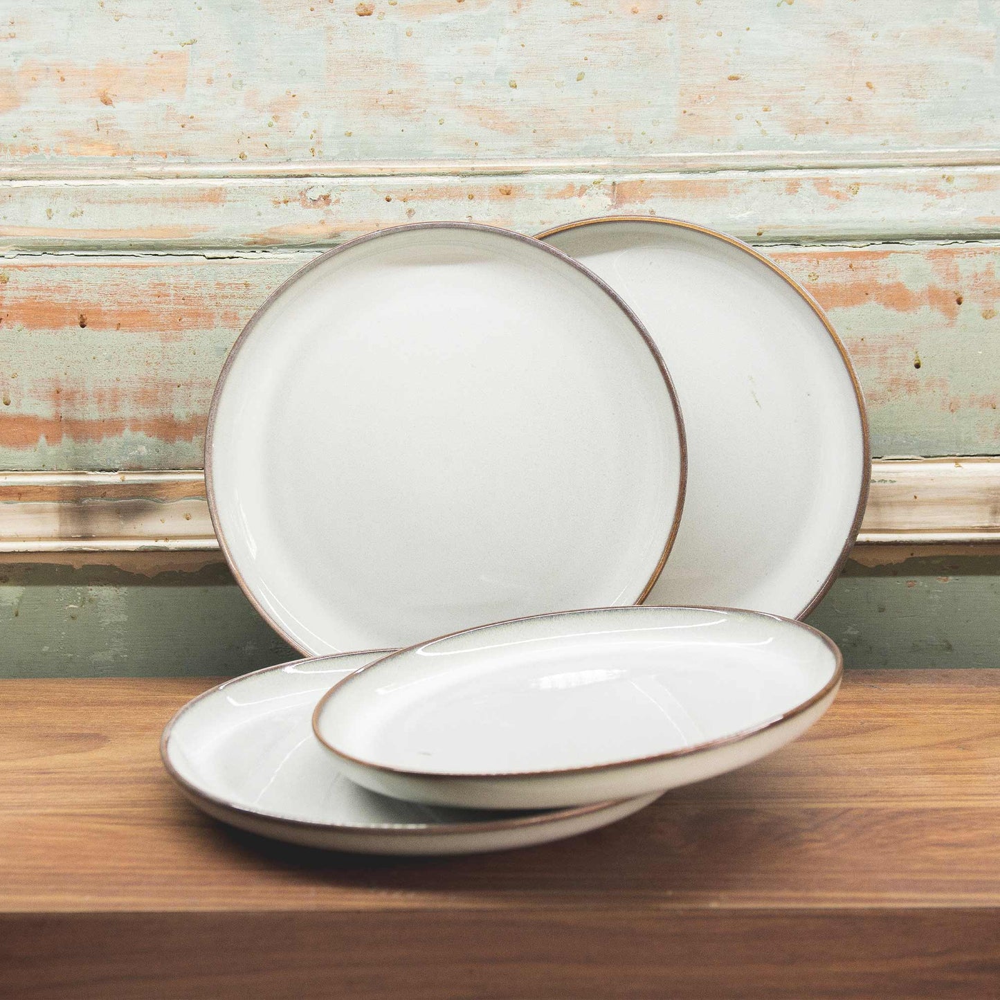 Set 4 Platos Ensalada Copahue Decoexpress1#Beige