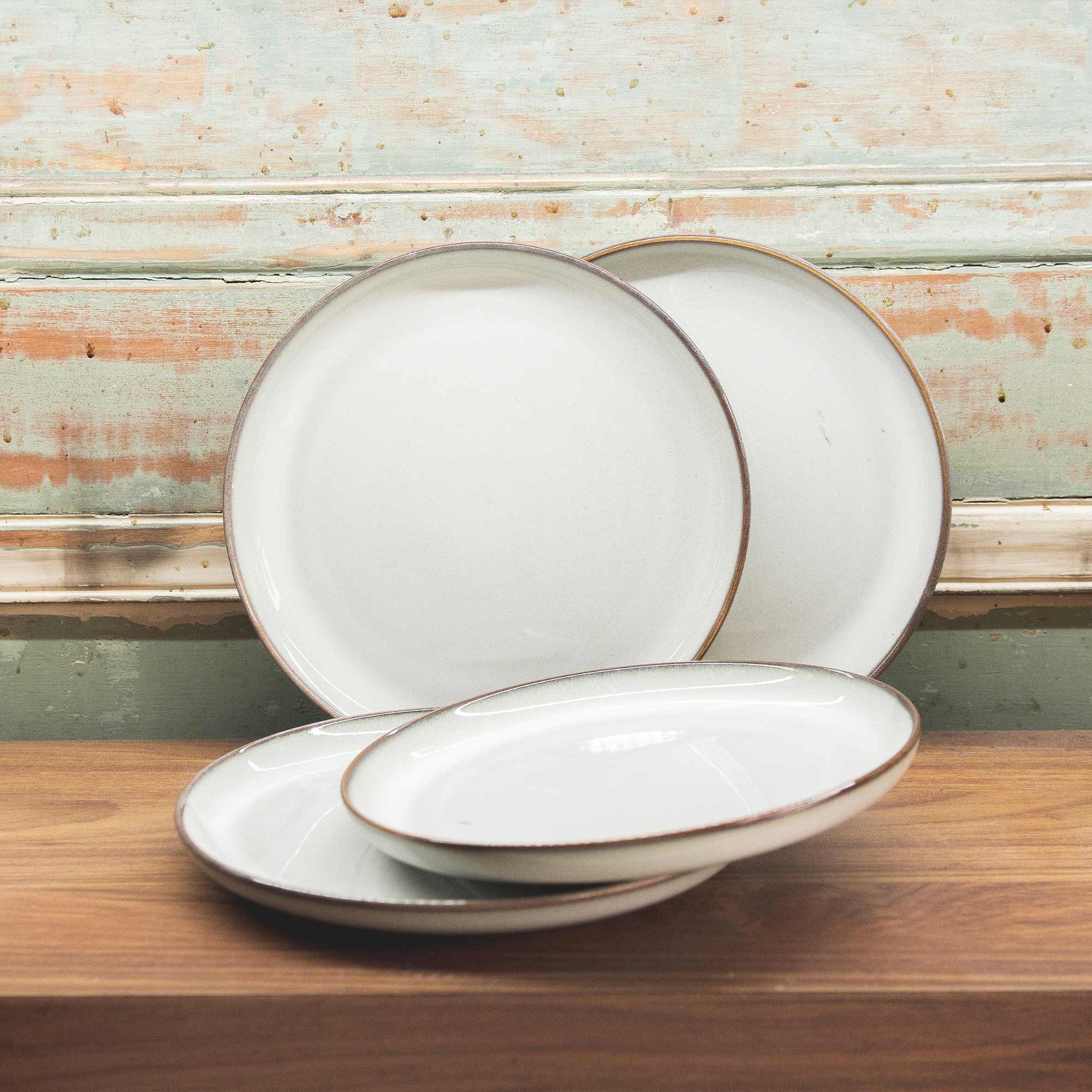 Set 4 Platos Ensalada Copahue Decoexpress1#Beige