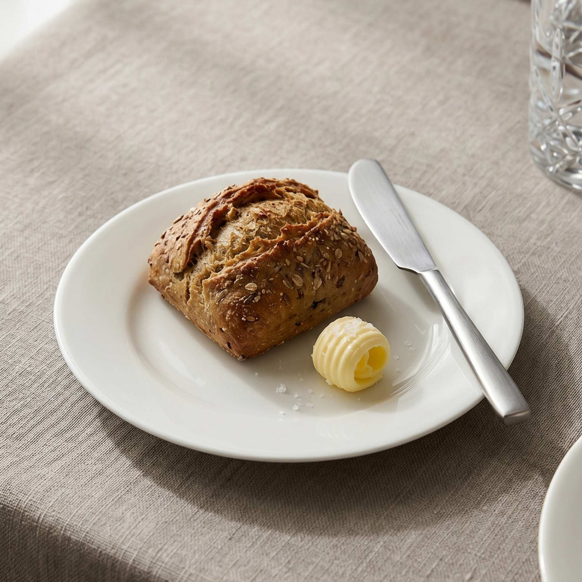 Set 4 platos pan 15,2 cm New Bone China Decoexpress-Platos