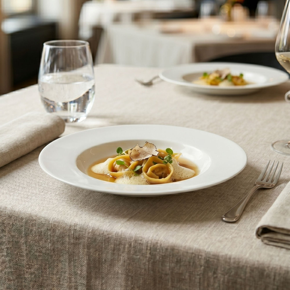 Set 4 platos pasta 23 cm New Bone China Decoexpress-Platos