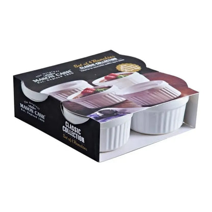 Set 4 Ramekin Classic Collection Blanco 9cms Mason Cash-Accesorios de Cocina