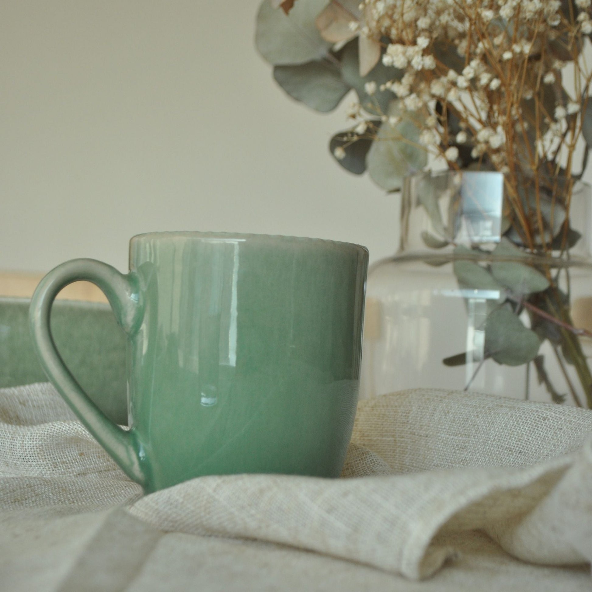 Set 4 Tazas Cerámica Sevilla Decoexpress7#Verde