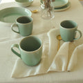 Set 4 Tazas Cerámica Sevilla Decoexpress1#Verde