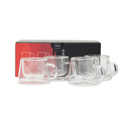 Set 4 Tazas de Espresso 80 ml Coquinaria