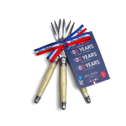 Set 4 Tenedores Cinta Cocktail Laguiole Jean Dubost1#Beige