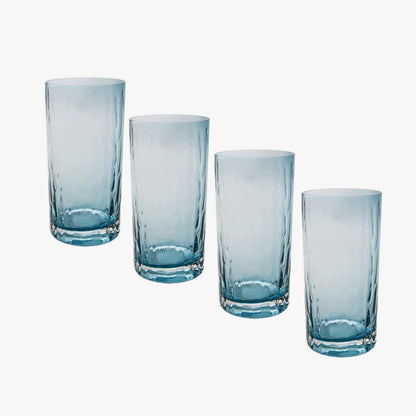 Set 4 Vasos Largos para Mojito Mawun 520ml Decoexpress8#Azul