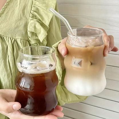 Set 4 Vasos Vidrio Diseño Ondas 510ml Santú Home & Deco9#Blanco