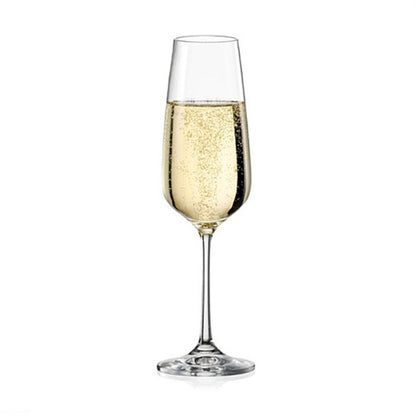 Set 6 Copas Champagne Giselle 190 ml Bohemia1#sin color