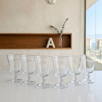 Set 6 Copas Libélula 226 ml Decoexpress-Copas