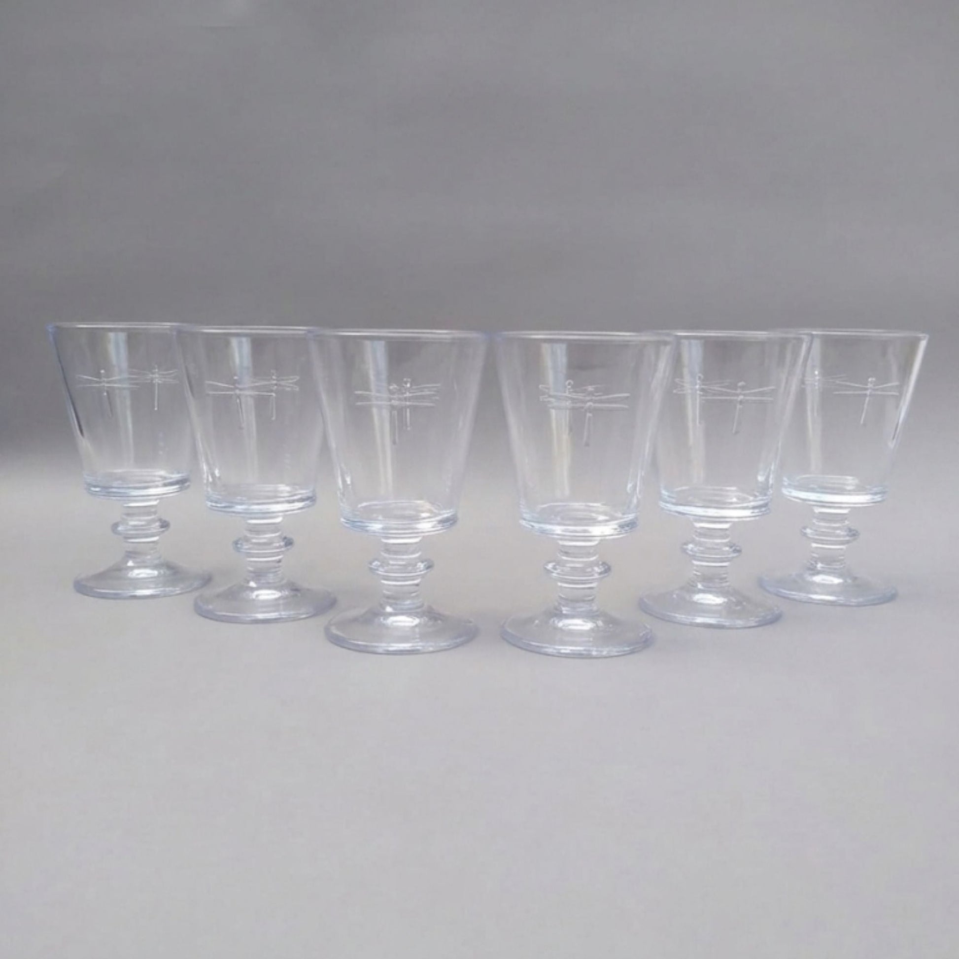 Set 6 Copas Libélula 226 ml Decoexpress-Copas