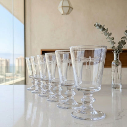 Set 6 Copas Libélula 226 ml Decoexpress-Copas