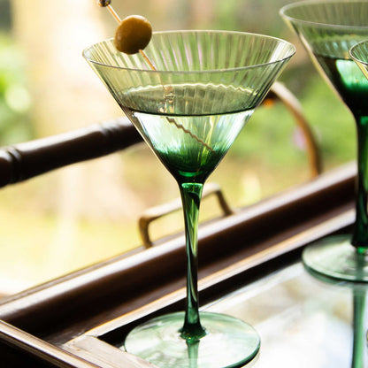 Set 6 Copas Martini 200 Ml Decoexpress2#Verde