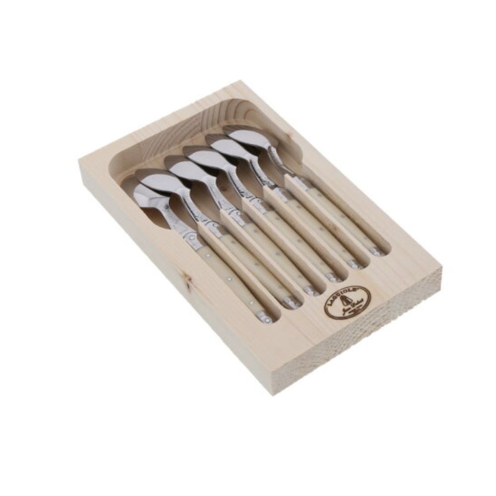 Set 6 Cucharitas Laguiole Jean Dubost2#Blanco