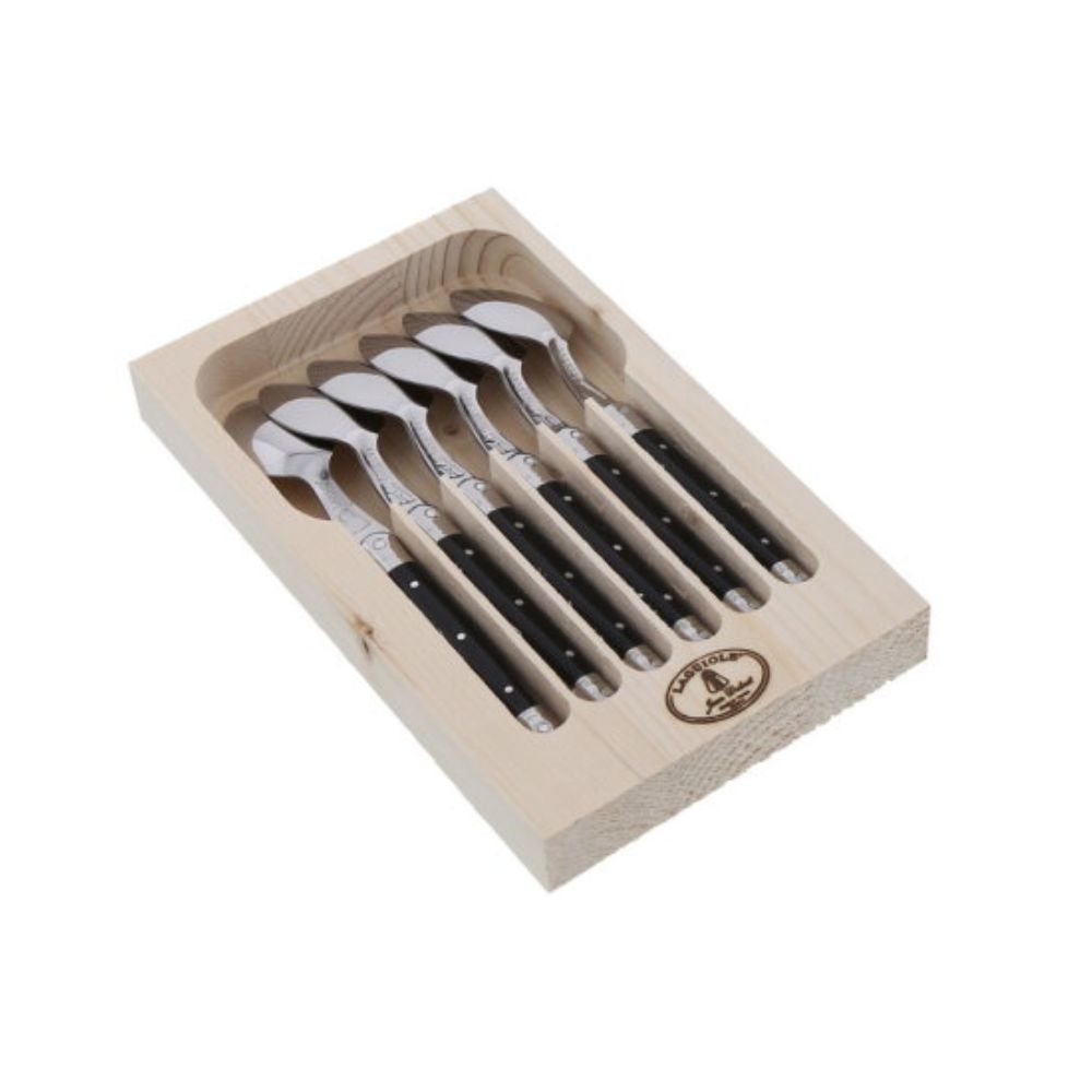 Set 6 Cucharitas Laguiole Jean Dubost4#Negro