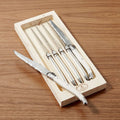 Set 6 Cuchillos Para Carne Laguiole Jean Dubost6#Blanco