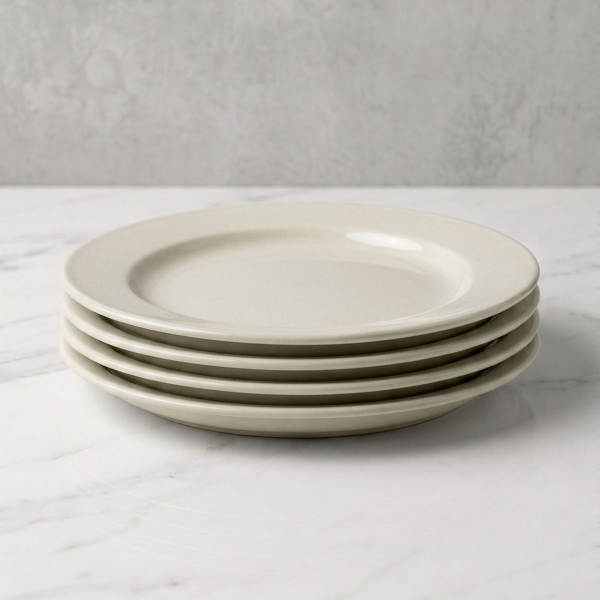 Set 6 platos fondos porcelana Windsor 26 cm - Marfil Decoexpress-Platos