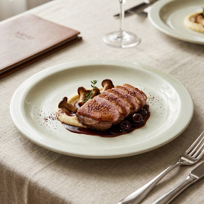 Set 6 platos fondos porcelana Windsor 26,7 cm - Marfil Decoexpress-Platos