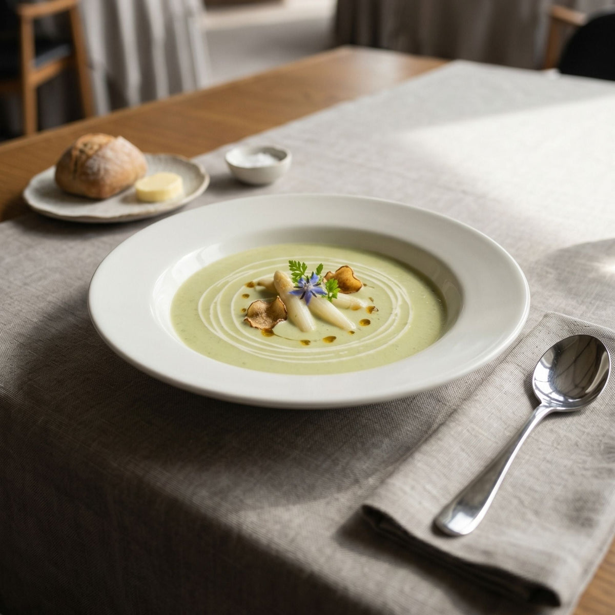 Set 6 platos soperos porcelana Windsor 29,8 cm - Marfil Decoexpress-Platos