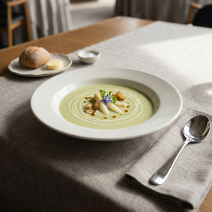 Set 6 platos soperos porcelana Windsor 29,8 cm - Marfil Decoexpress-Platos