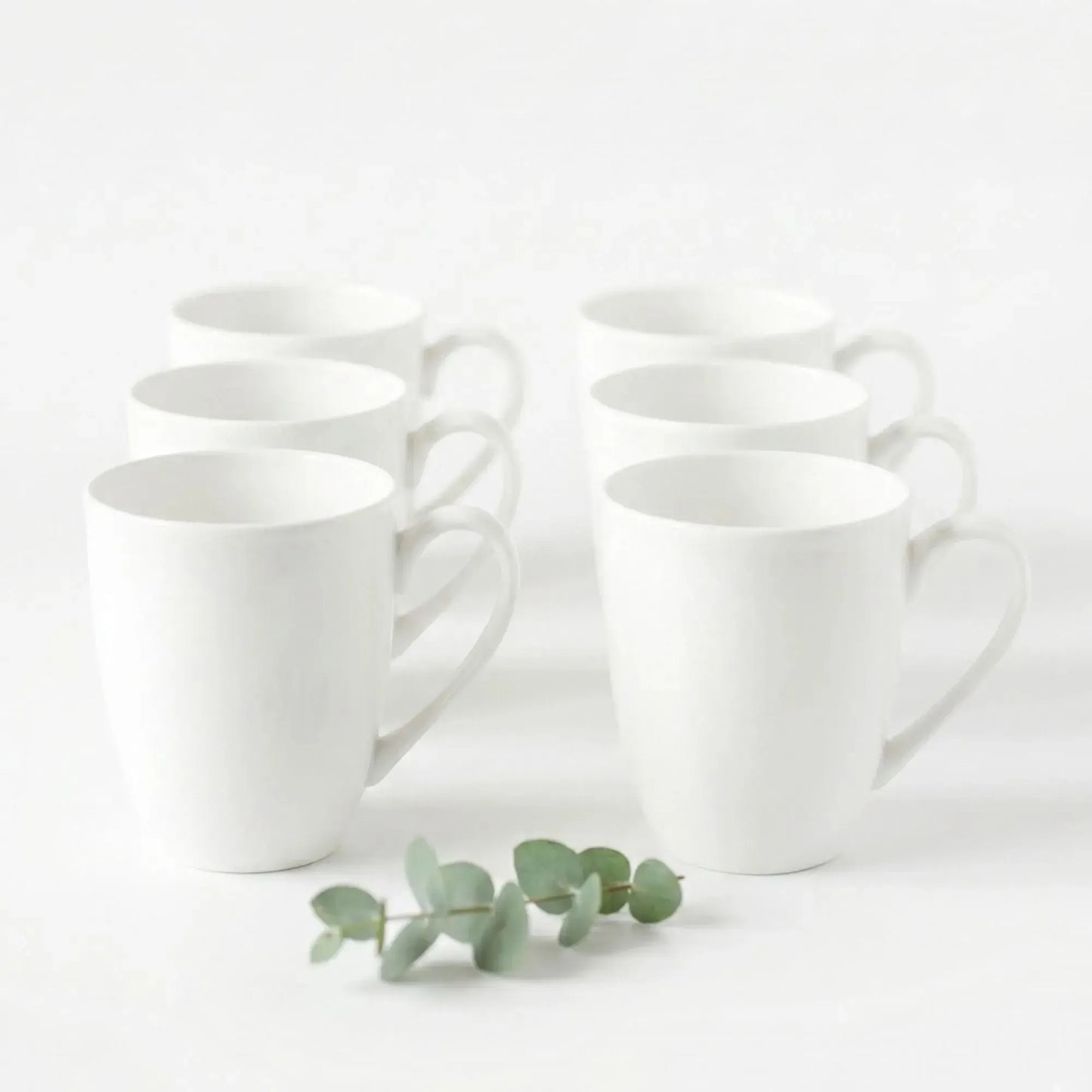 Set 6 tazas 350 ml New Bone China Decoexpress-Tazones