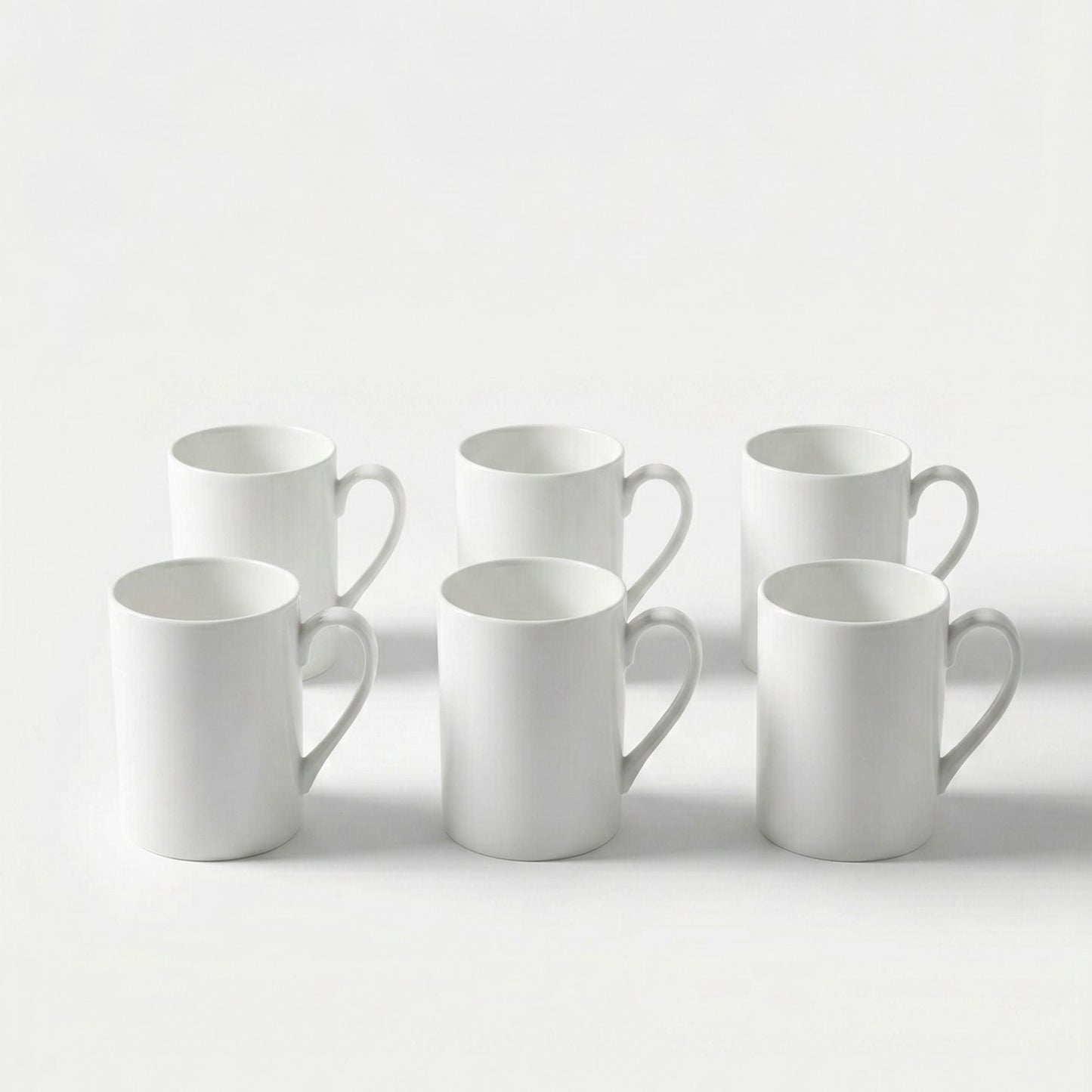Set 6 tazas 450 ml New Bone China Decoexpress-Tazones