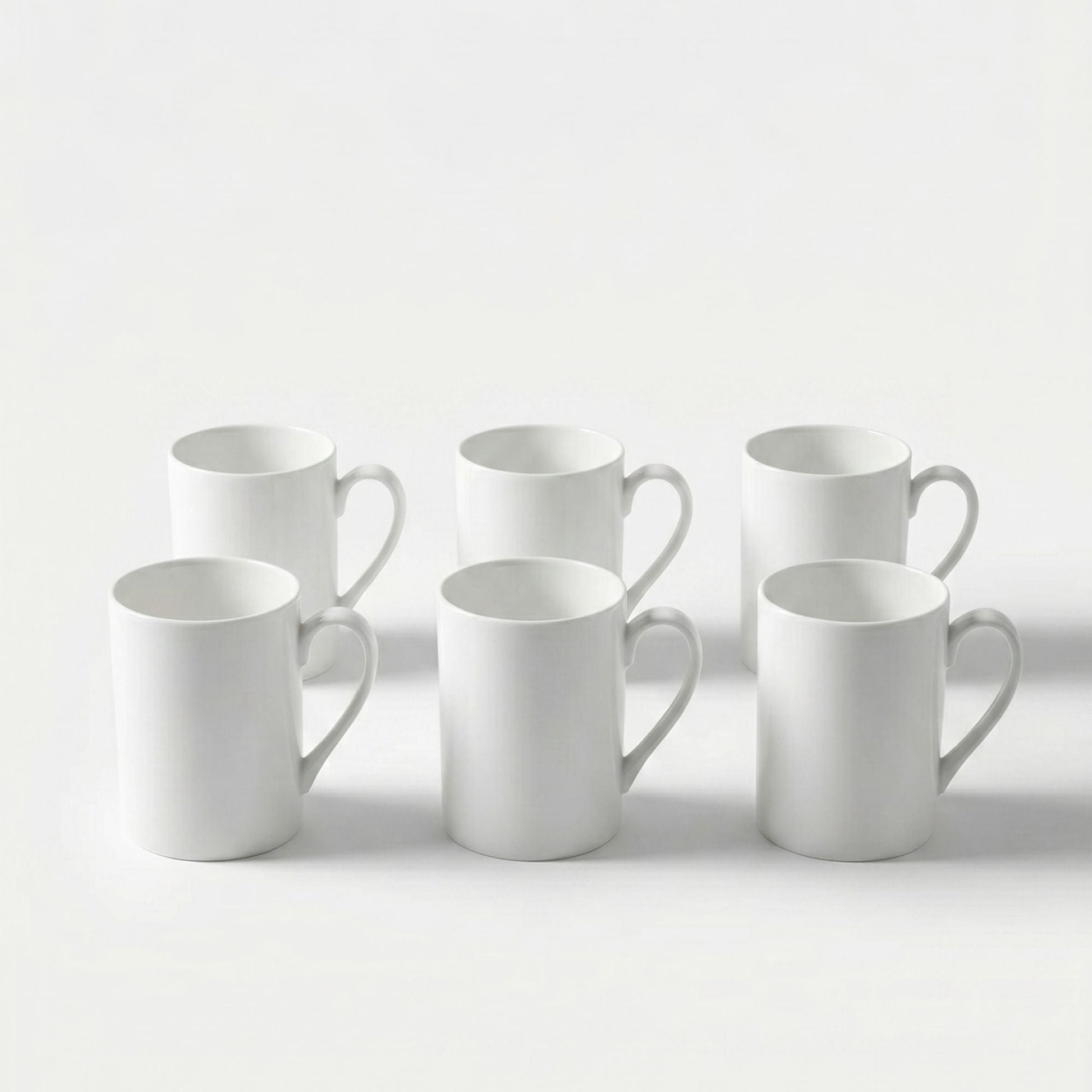 Set 6 tazas 450 ml New Bone China Decoexpress-Tazones