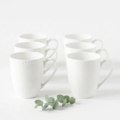 Set 6 tazas 460 ml New Bone China Decoexpress-Tazones