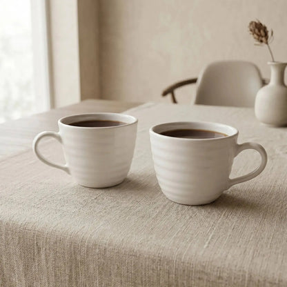 Set 6 tazas mug cerámica artesanal Asís 470 ml Decoexpress-Tazones