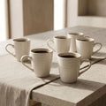 Set 6 tazas mug cerámica Bérgamo 350 ml Decoexpress-Tazones
