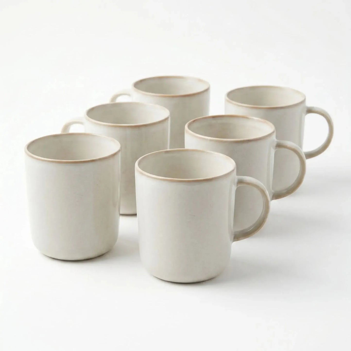 Set 6 tazas mug cerámica Luxor 380 ml Decoexpress-Tazones