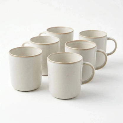 Set 6 tazas mug cerámica Luxor 380 ml Decoexpress-Tazones