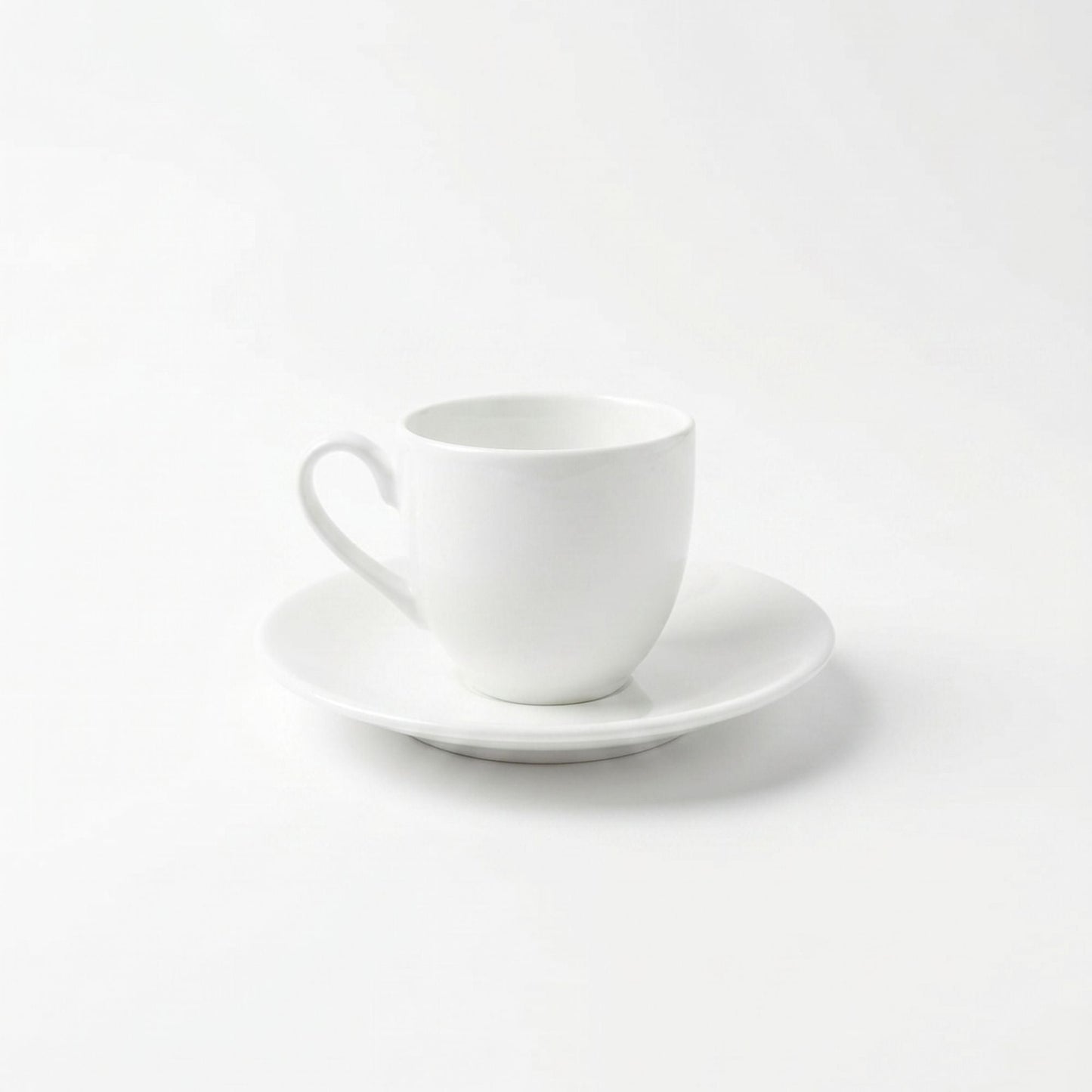 Set 6 tazas y platillos espresso 120 ml New Bone China Decoexpress-Tazones
