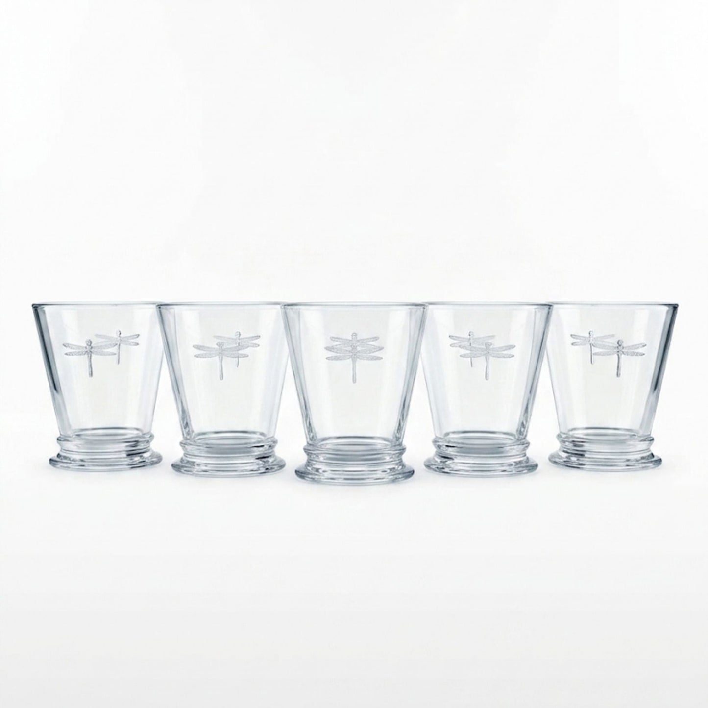 Set 6 Vasos Bajo Libélula 255 ml-Vasos
