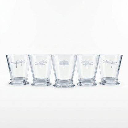 Set 6 Vasos Bajo Libélula 255 ml-Vasos