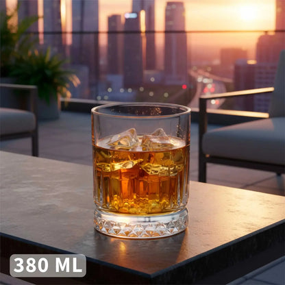 Set 6 Vasos Cortos 380ml Vidrio Ginebra Simplit3#Sin color