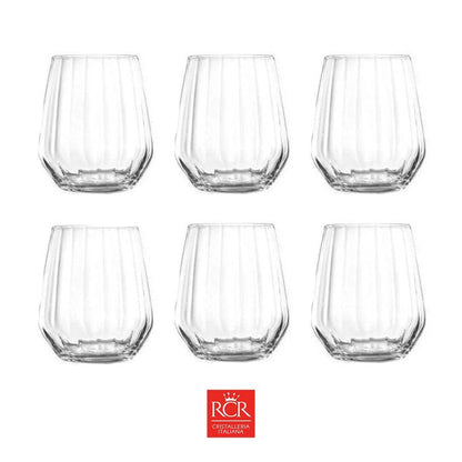 Set 6 Vasos Optiq RCR2#Sin color
