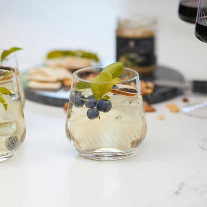 Set 6 Vasos Tallados 420 ml Coquinaria