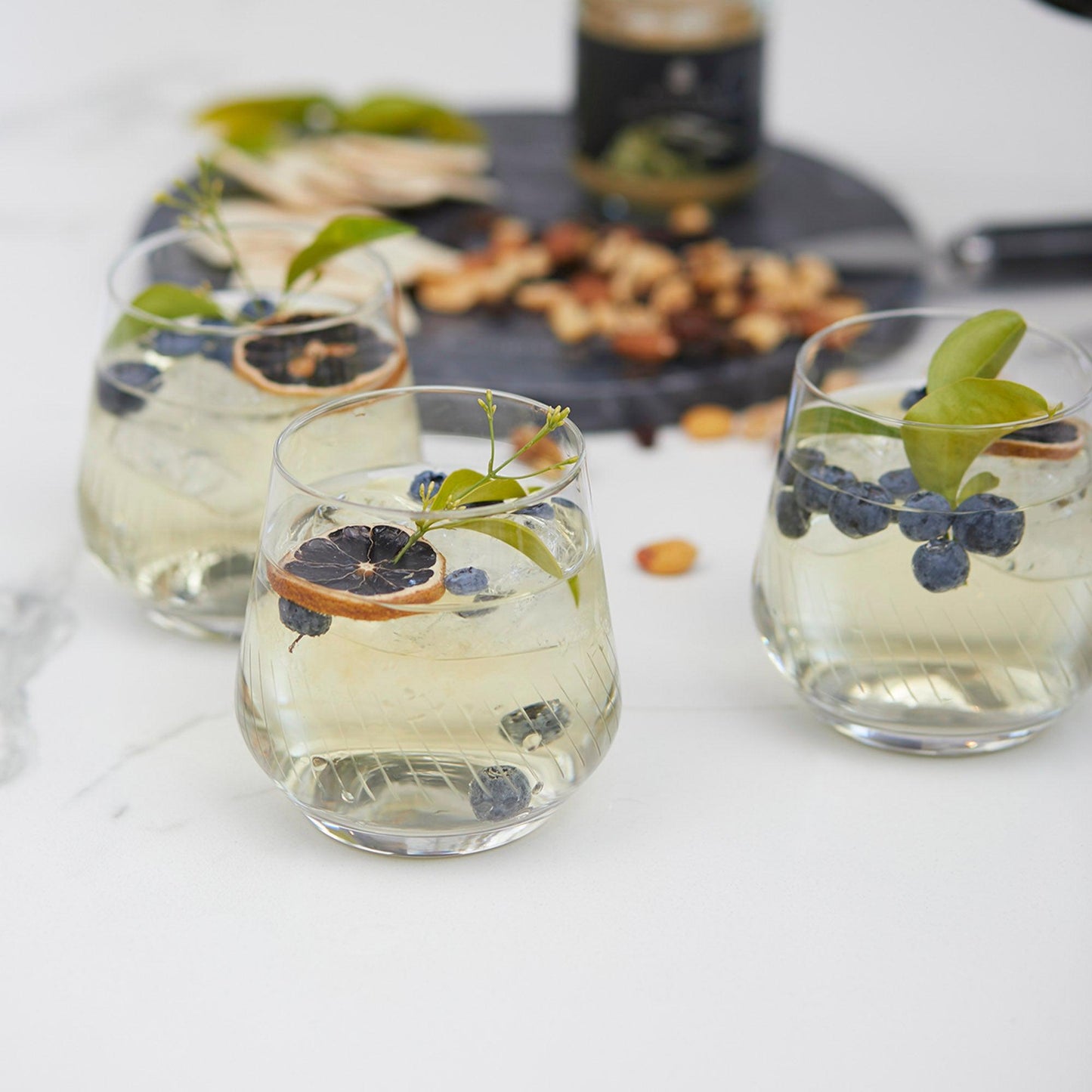 Set 6 Vasos Tallados 420 ml Coquinaria