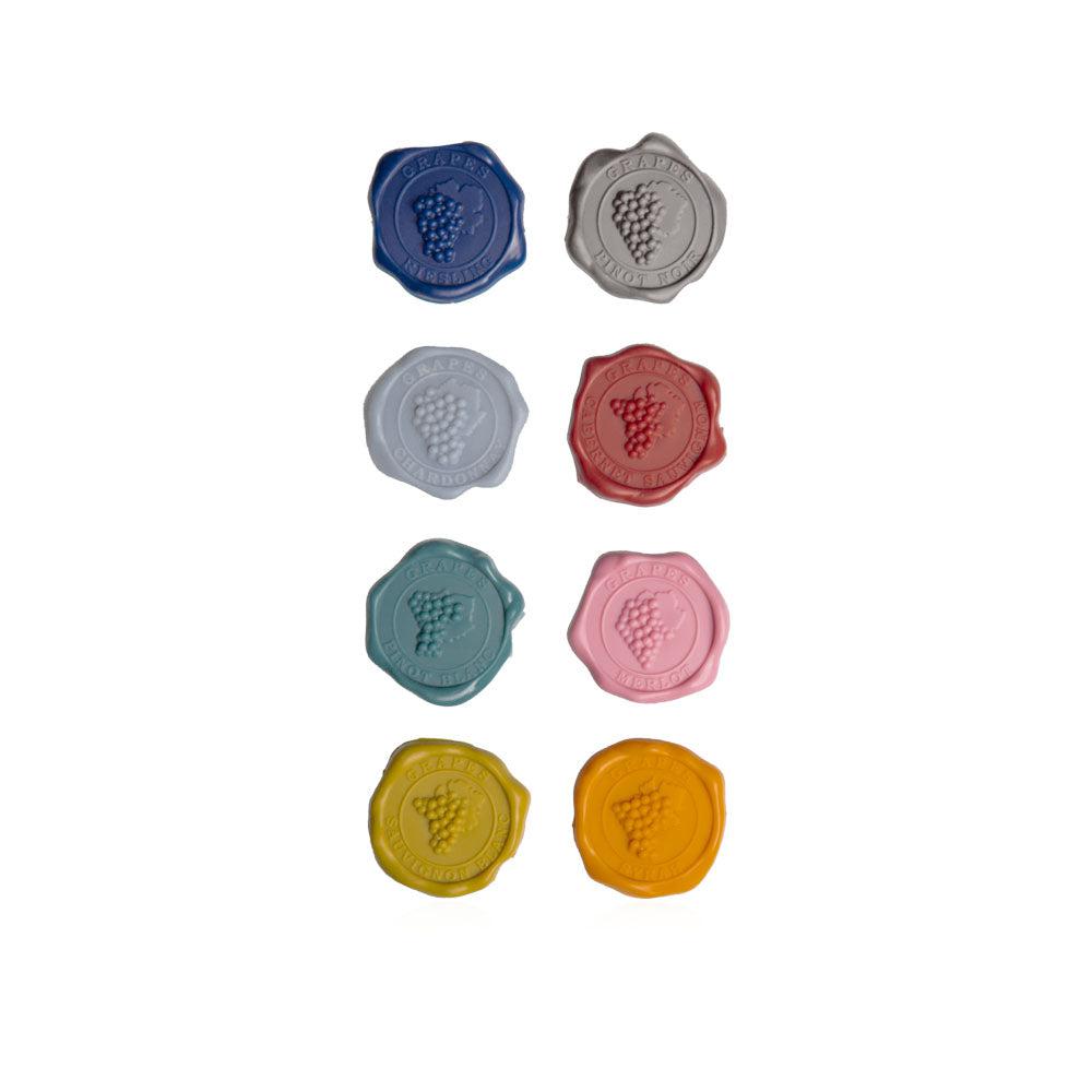 Set 8 Marcadores Copa Classic Vacuvin3#Sin color