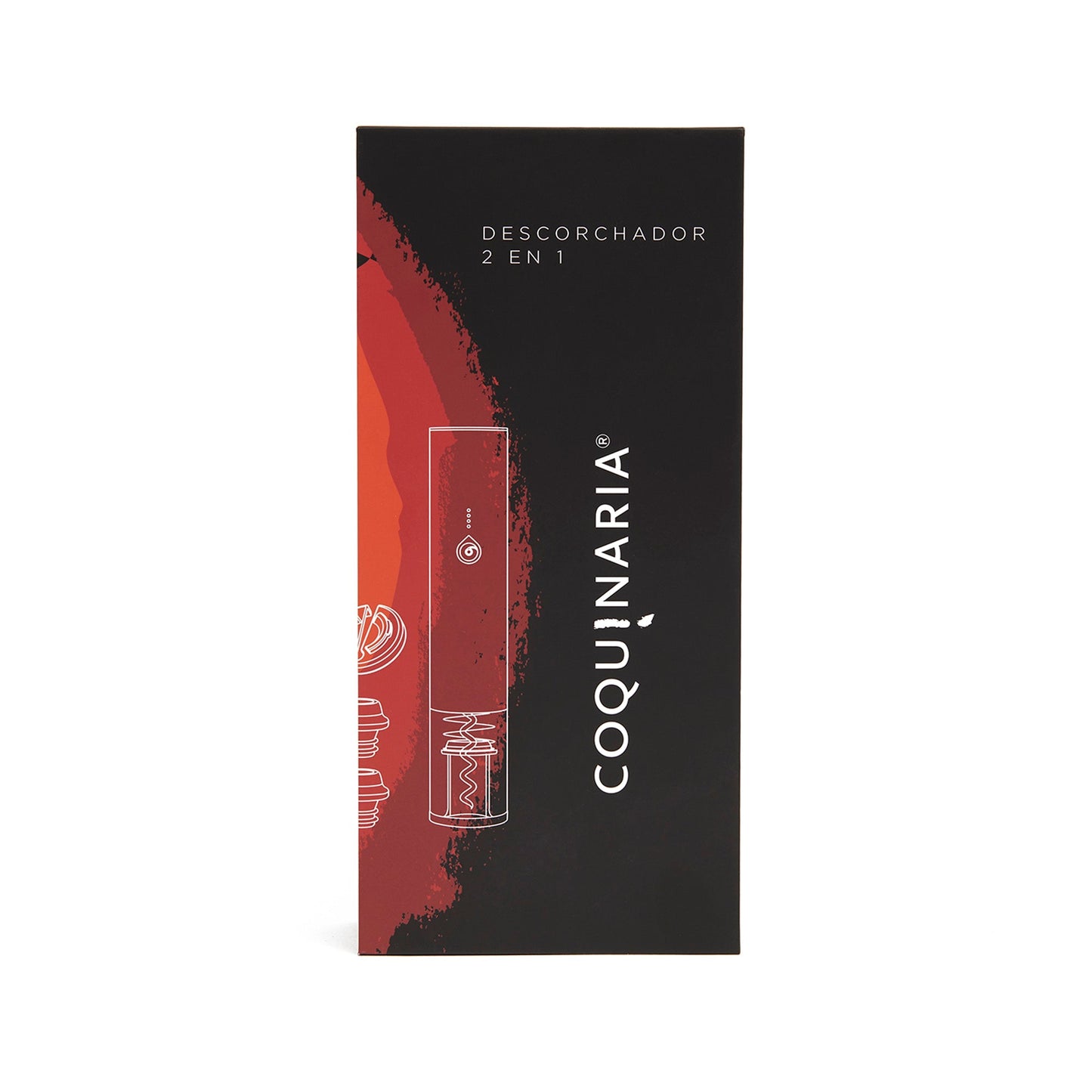 Set Abridor de Vinos y Bomba al Vacío 2 en 1 + 2 Tapones