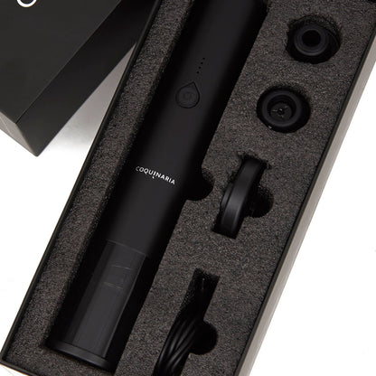 Set Abridor de Vinos y Bomba al Vacío 2 en 1 + 2 Tapones