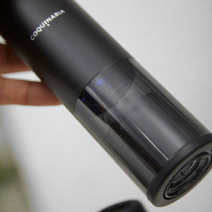 Set Abridor de Vinos y Bomba al Vacío 2 en 1 + 2 Tapones