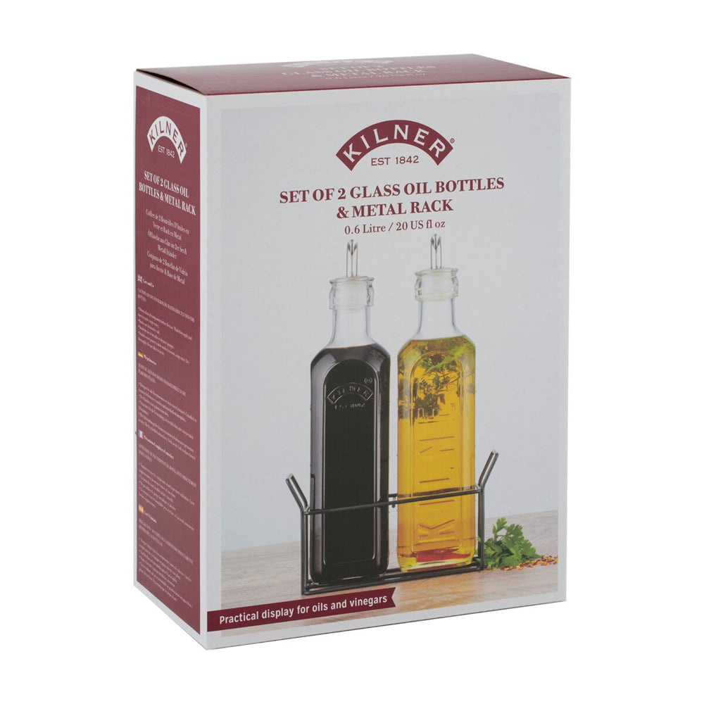 Set Alcuza + Base Metálica Kilner3#Transparente